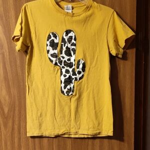 Yellow Cactus Kids T-Shirt
